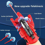 Spider Web Shooters Toys Hero Launcher Wrist Toy Set Best Kids Toy, Spider Web Shooters with Real Gadget,Birthday Gift for Kids, Sticky Wall Soft Bomb Funny Children's Educational Toys (1, Red)