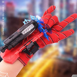 Spider Web Shooters Toys Hero Launcher Wrist Toy Set Best Kids Toy, Spider Web Shooters with Real Gadget,Birthday Gift for Kids, Sticky Wall Soft Bomb Funny Children's Educational Toys (1, Red)