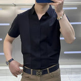 Fastside Men's Patchwork Short Sleeve Polo Shirts