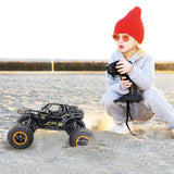 Rc Monster Truck Remote Control Car for Kids Rock Crawler 5 Function 1:18 Rc Car Toys for Boys 2Wd Offroad High Speed Remote Car Toys for Kids 5 Years 12 - Black