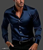 Classic Polycotton Solid Casual Shirt for Men