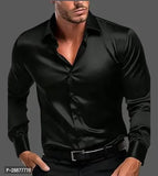 Classic Polycotton Solid Casual Shirt for Men