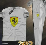 Georgues Comfy  Printed T shirt and Short Active Wear for Men