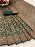 Stylish Art Silk Saree Jacquard Weaving Zari Saree For Women